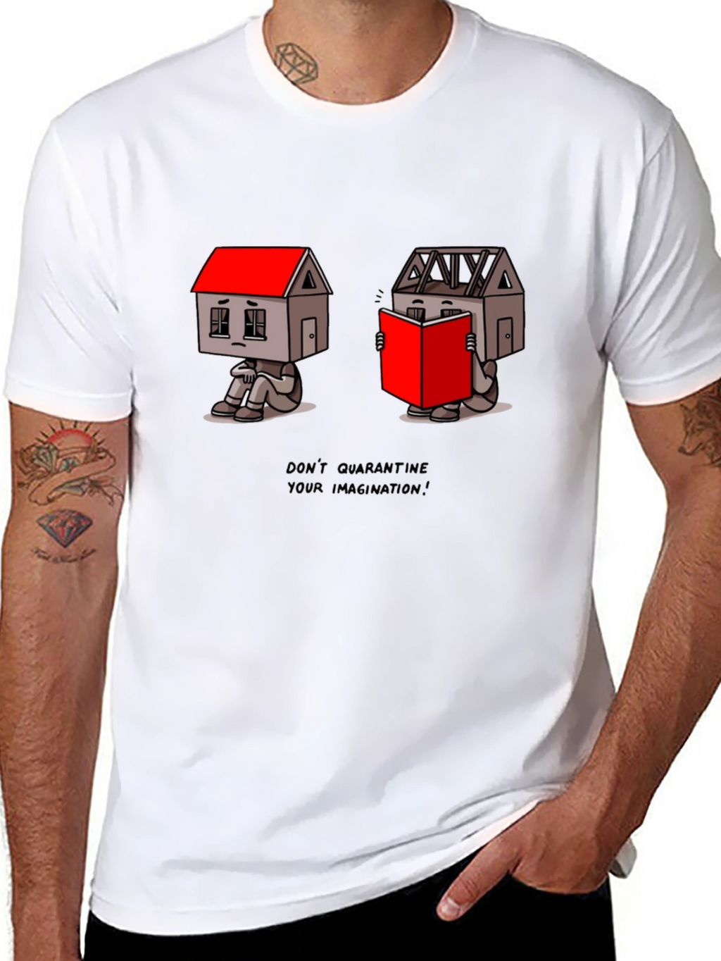 Imaginative Graphic Print T-Shirt