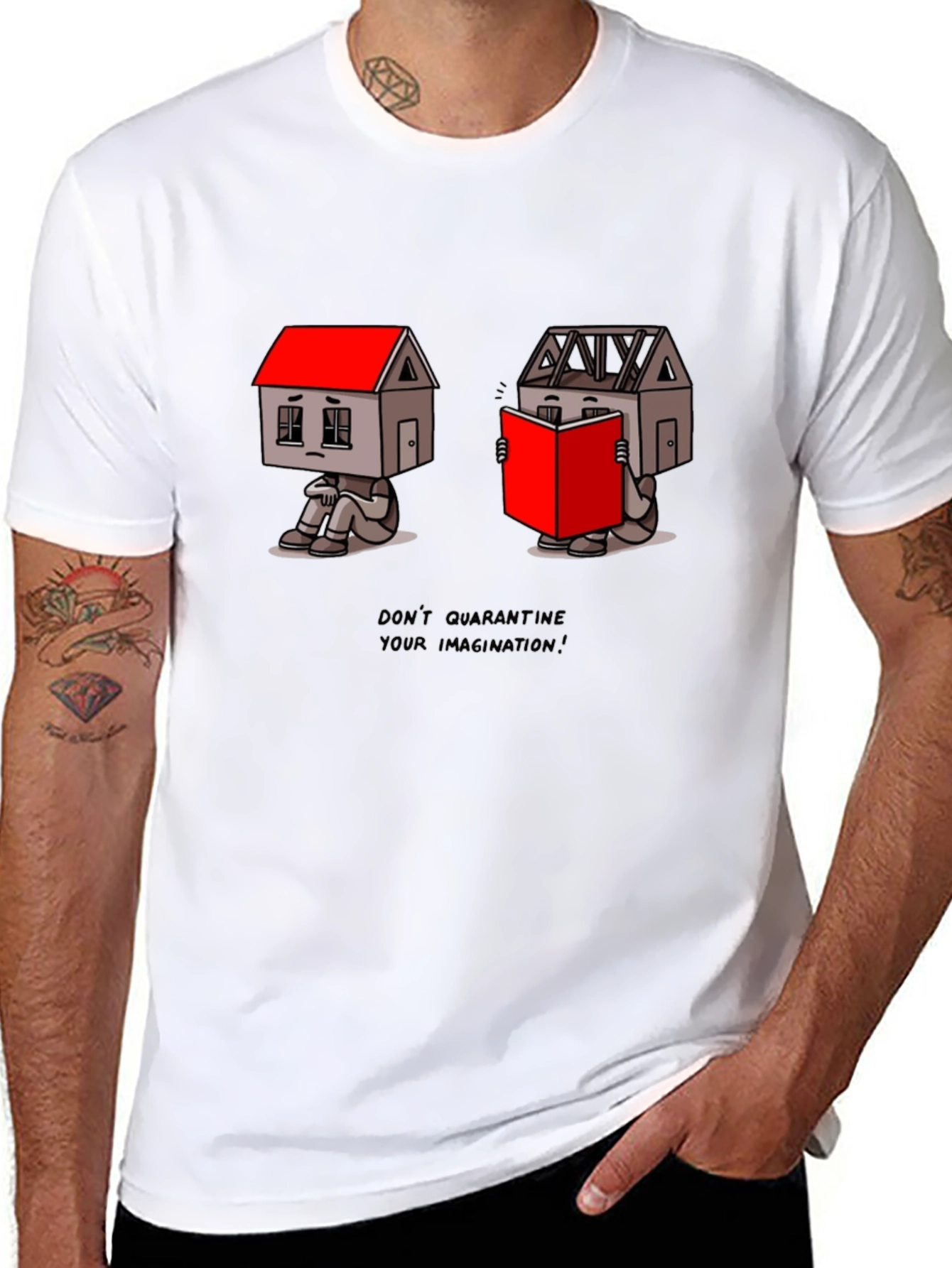 Imaginative Graphic Print T-Shirt