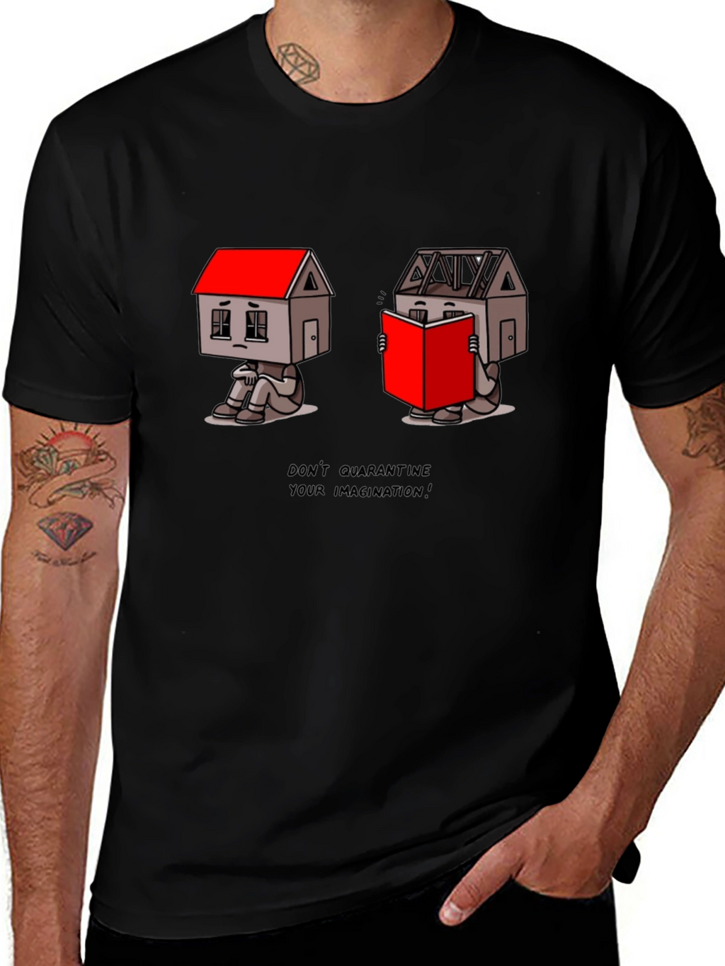 Imaginative Graphic Print T-Shirt