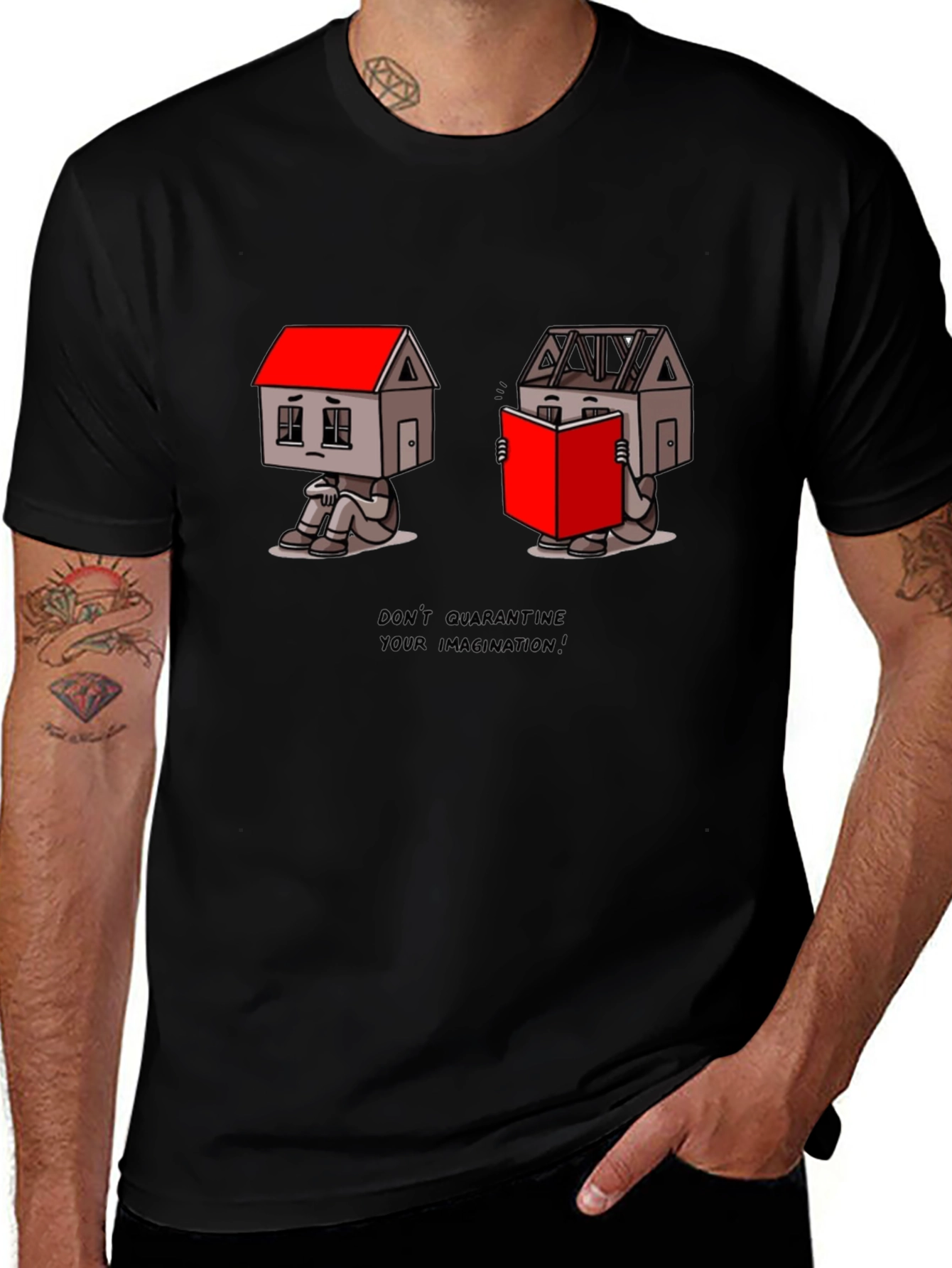 Imaginative Graphic Print T-Shirt
