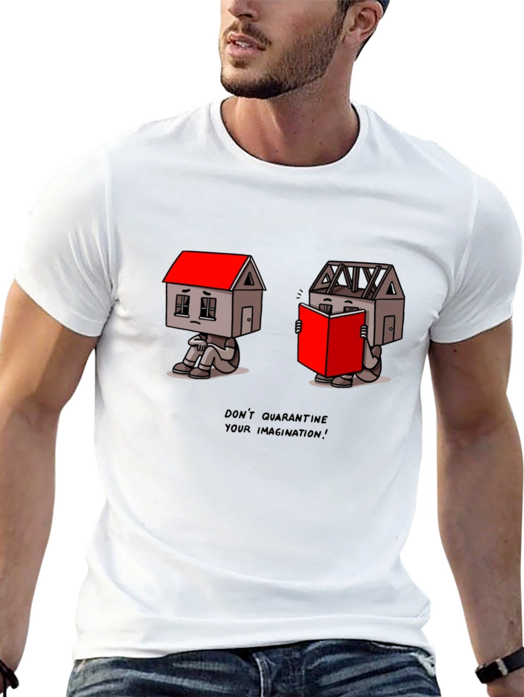 Imaginative Graphic Print T-Shirt