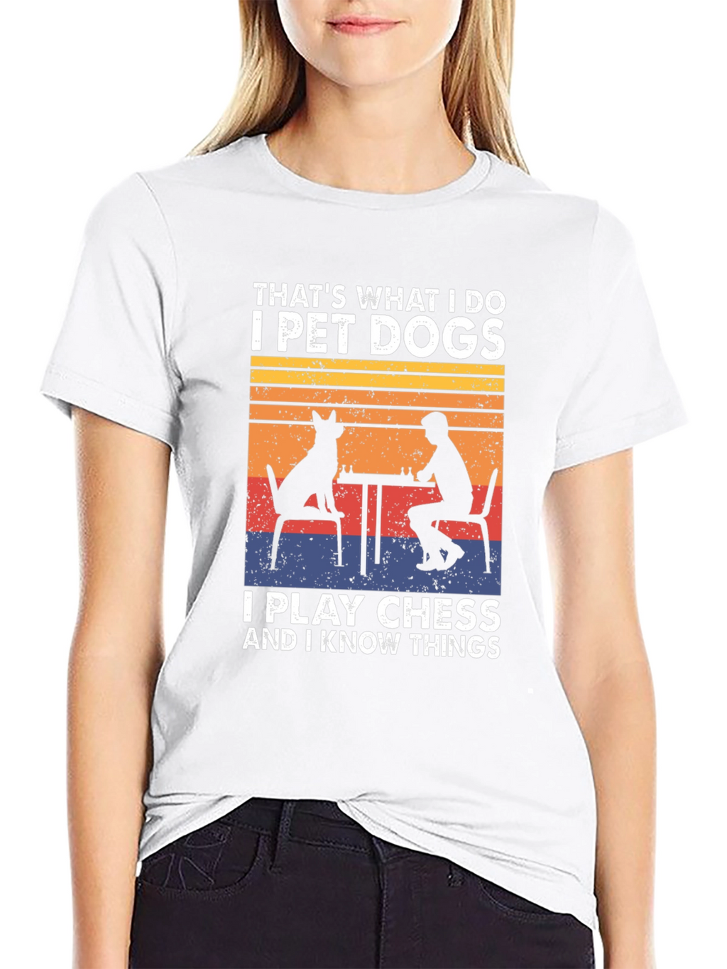 Pet Dogs Play Chess Know Things T-Shirt