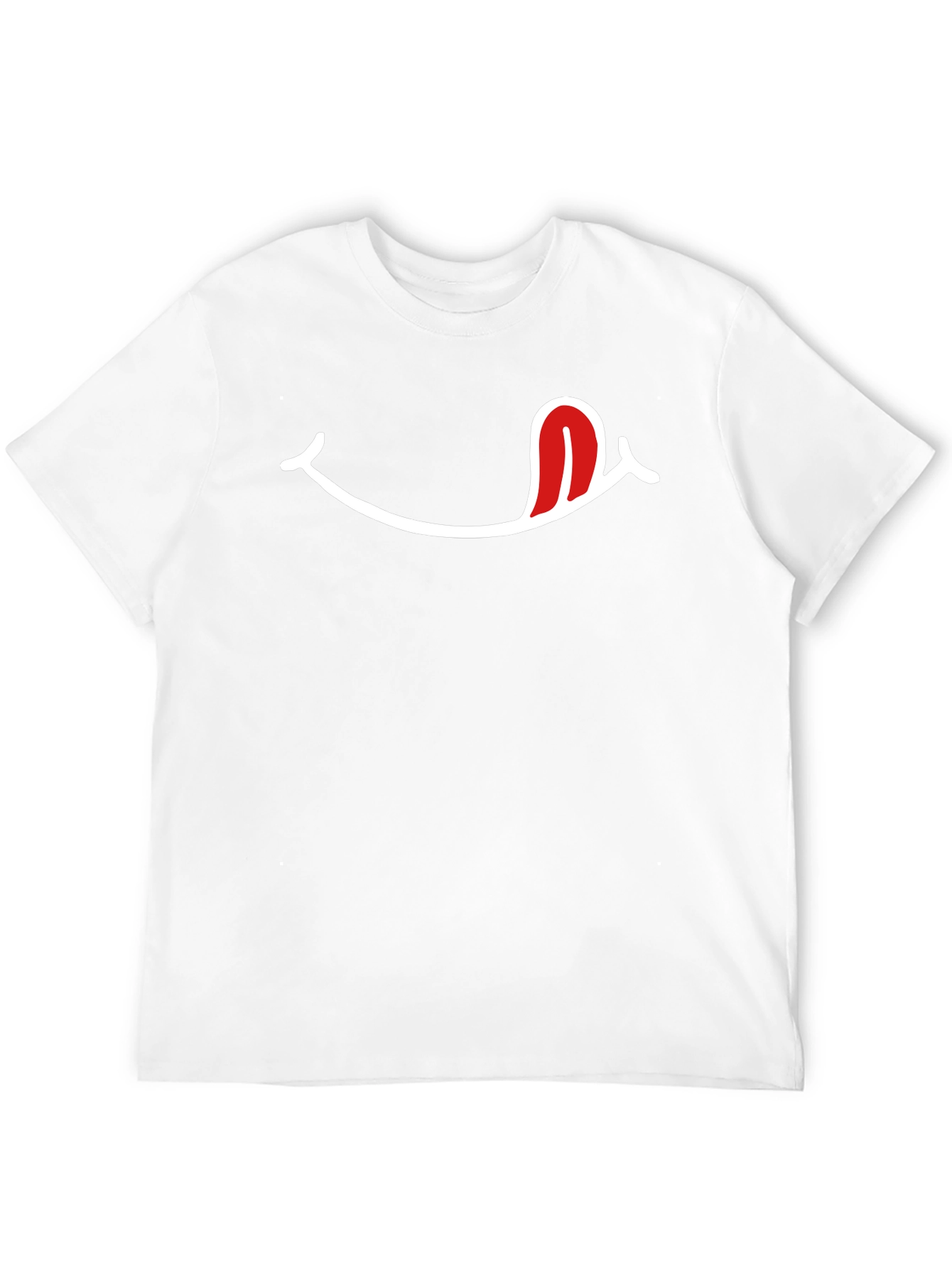 Funny Tongue T-Shirt - Black Cotton Blend