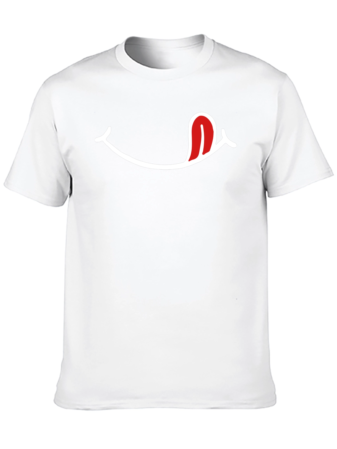 Funny Tongue T-Shirt - Black Cotton Blend