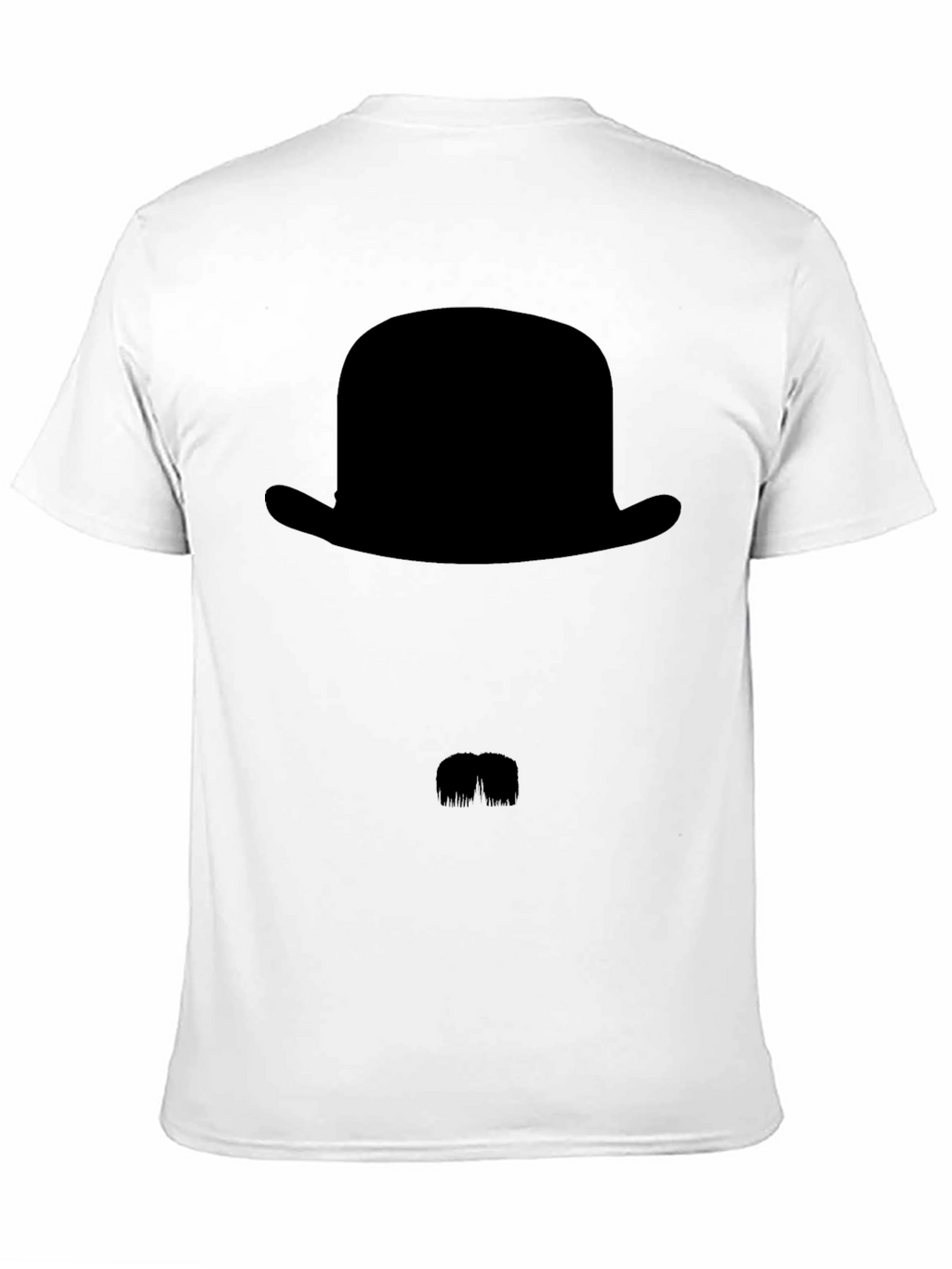Mens Black Bowler Hat Graphic Tee