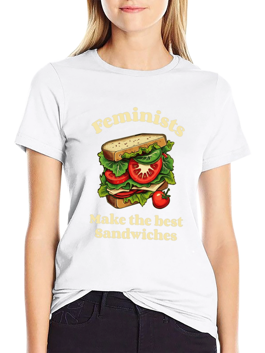 Feminist Sandwich T-Shirt - Funny Slogan Tee