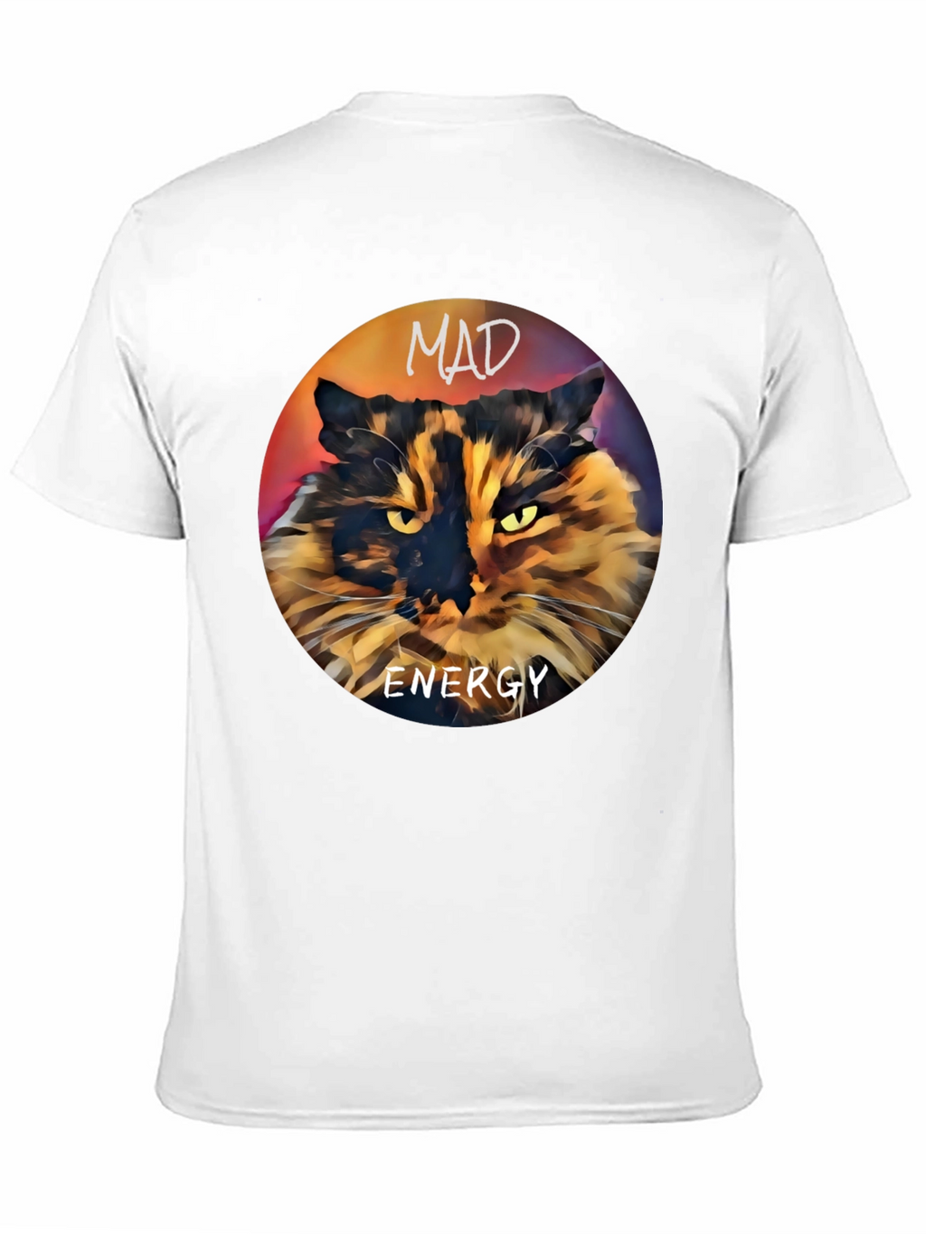 Mad Energy Cat Graphic T-Shirt