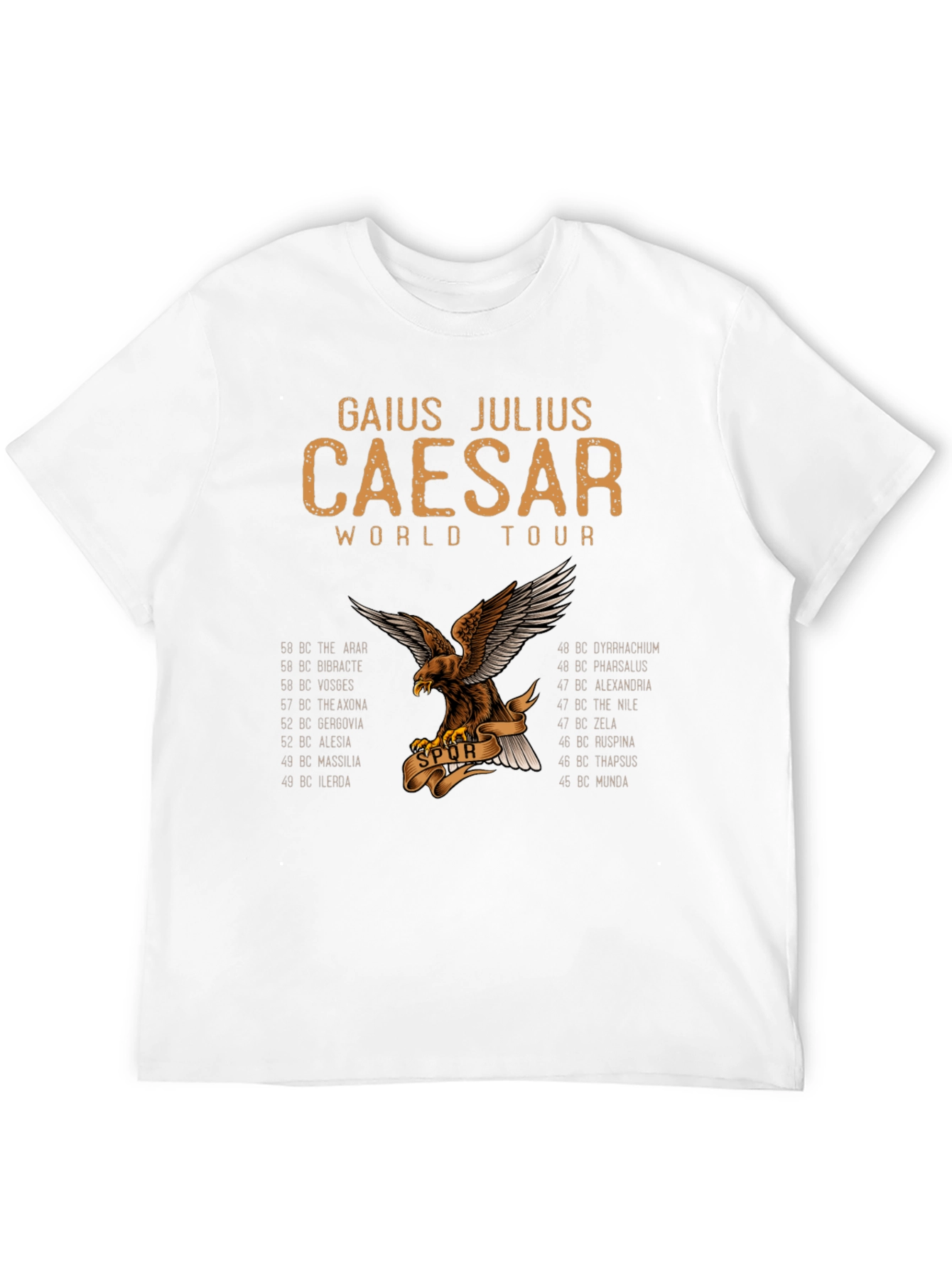 Gaius Julius Caesar World Tour Black T-Shirt