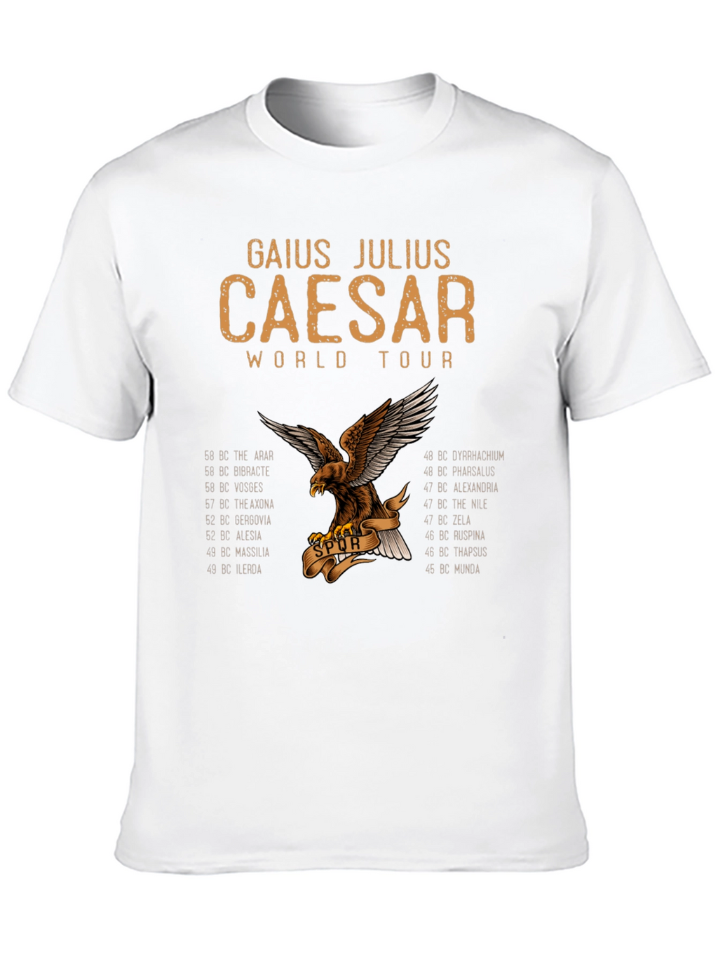 Gaius Julius Caesar World Tour Black T-Shirt