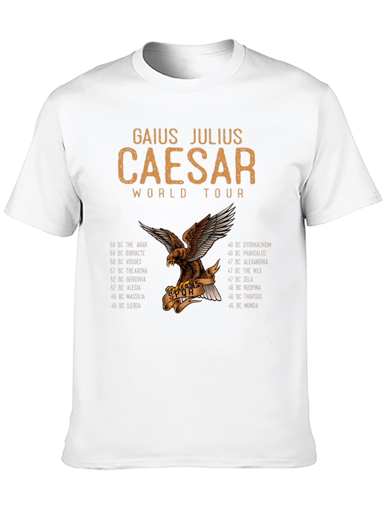 Gaius Julius Caesar World Tour Black T-Shirt