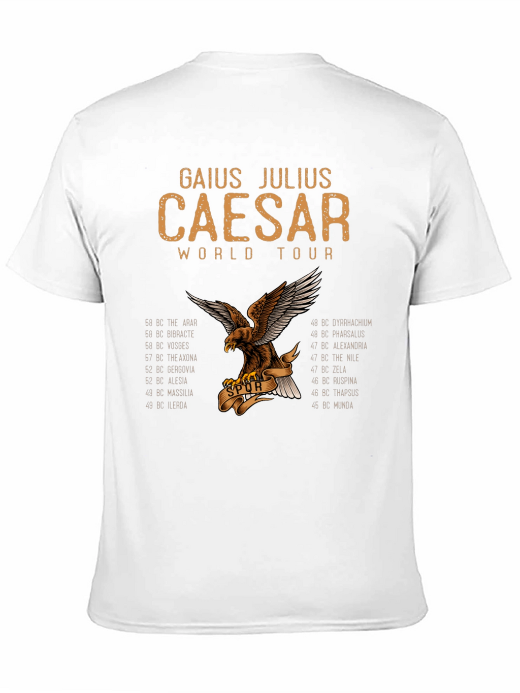 Gaius Julius Caesar World Tour Black T-Shirt