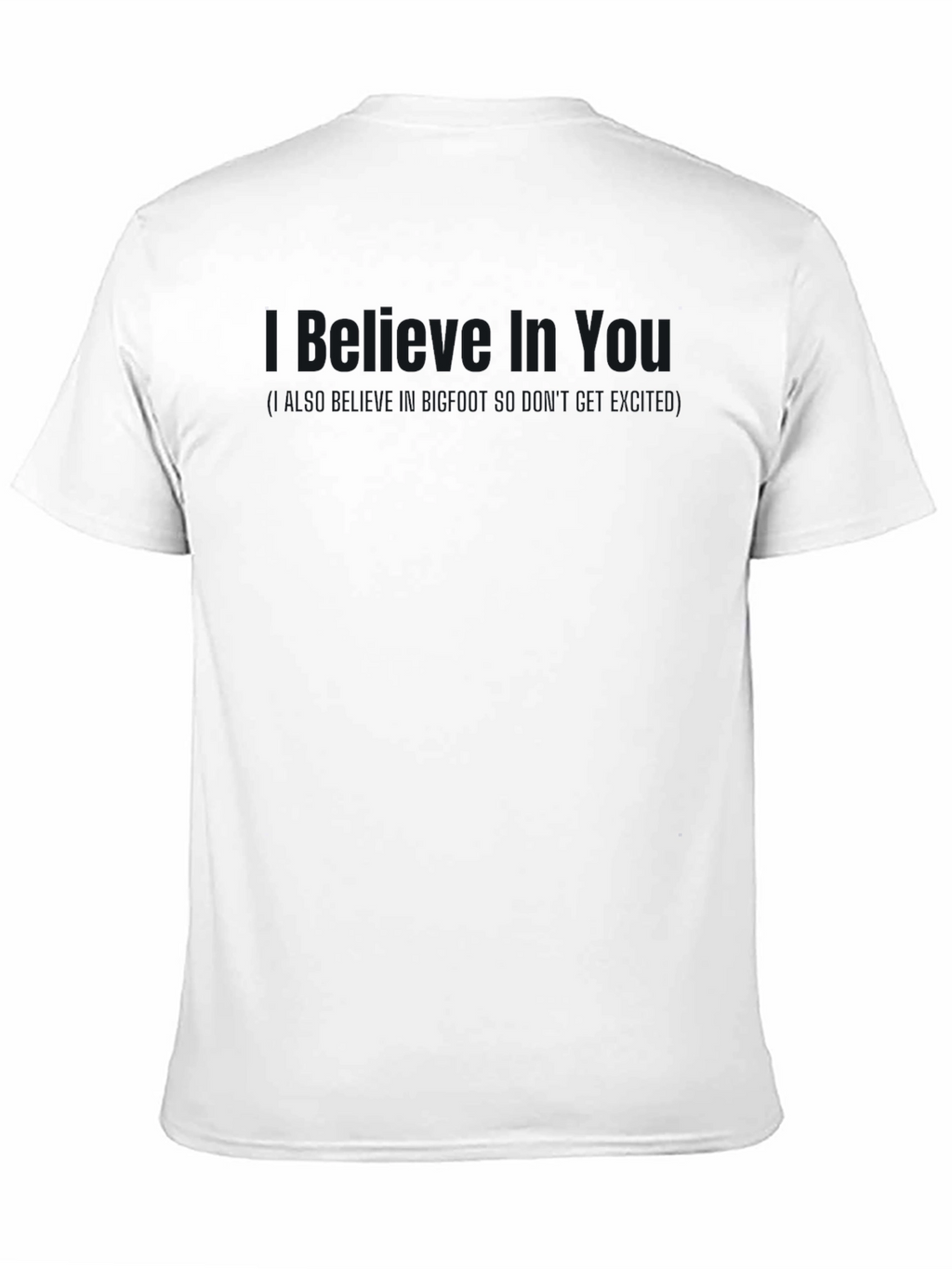 Mens Solid Black Crew Neck T-Shirt