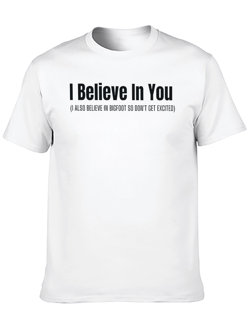 Mens Solid Black Crew Neck T-Shirt