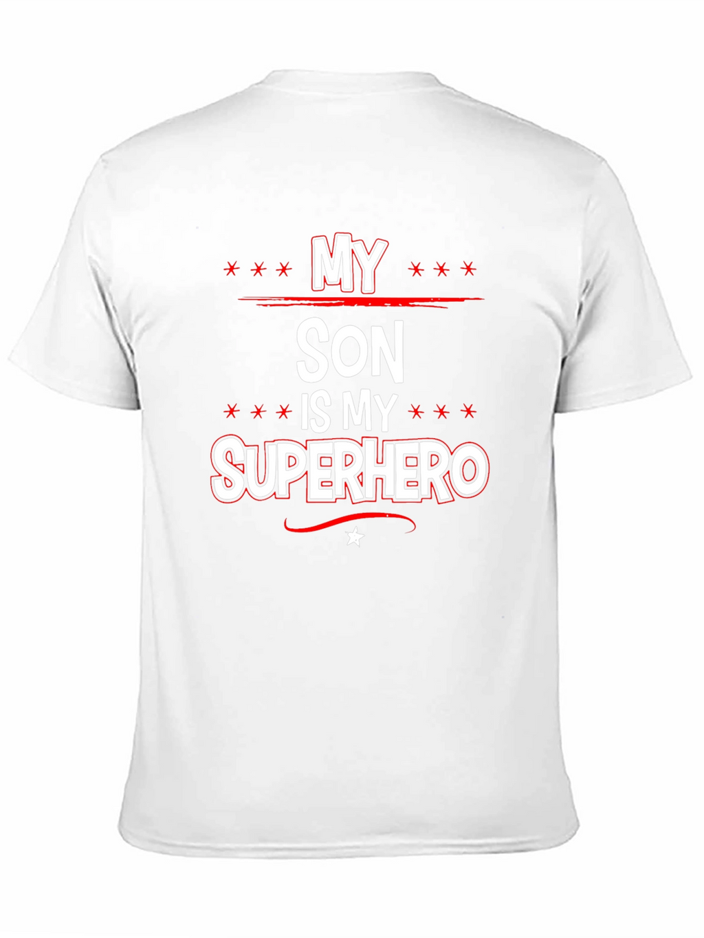 My Son is My Superhero Graphic Tee - Black