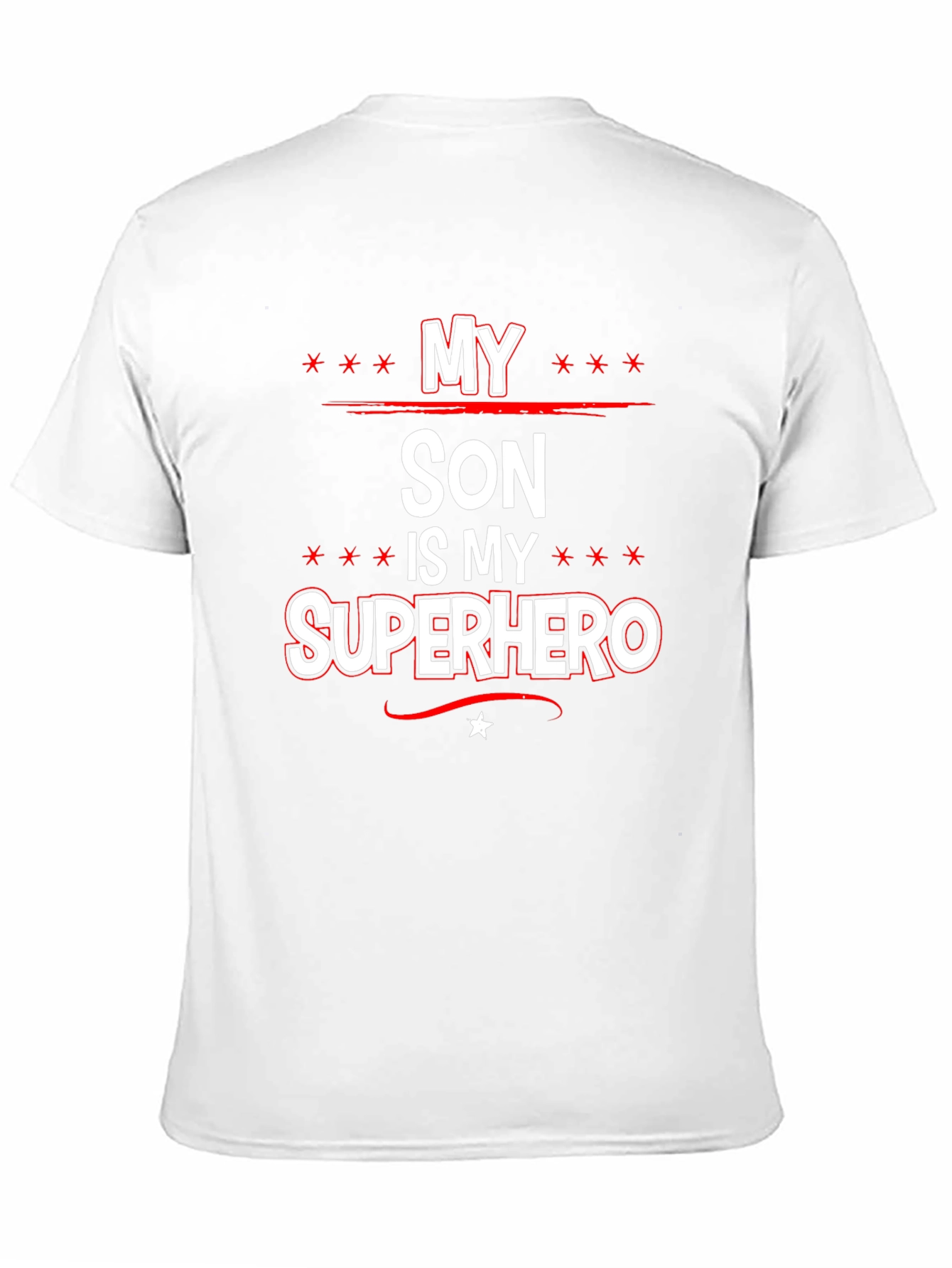My Son is My Superhero Graphic Tee - Black