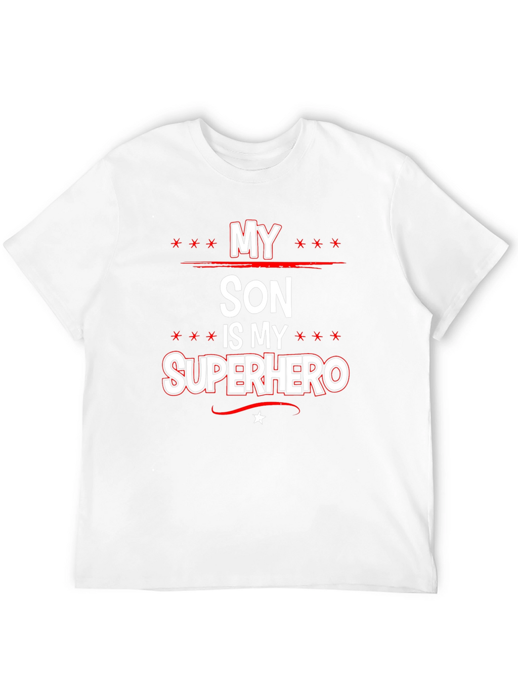 My Son is My Superhero Graphic Tee - Black