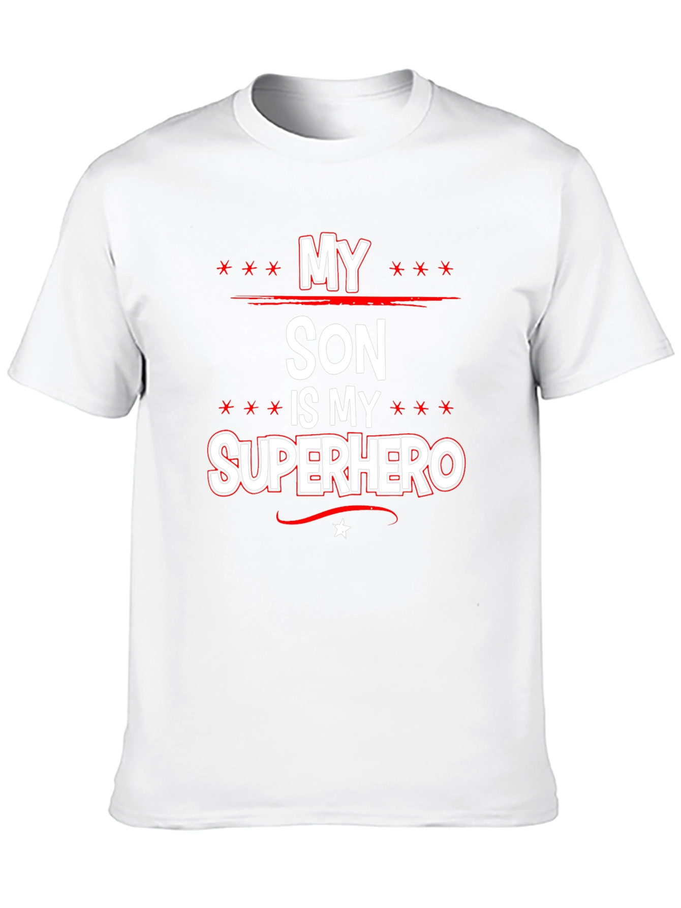 My Son is My Superhero Graphic Tee - Black