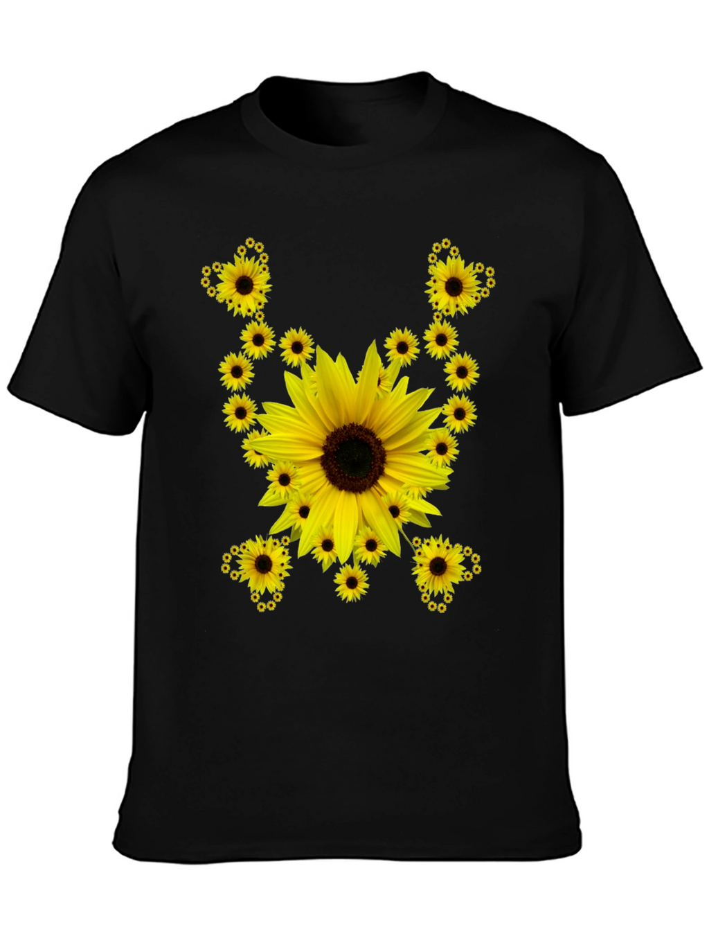 Sunflower Graphic Tee - Bold Floral Design