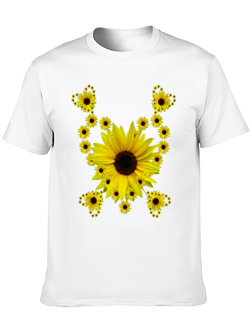 Sunflower Graphic Tee - Bold Floral Design