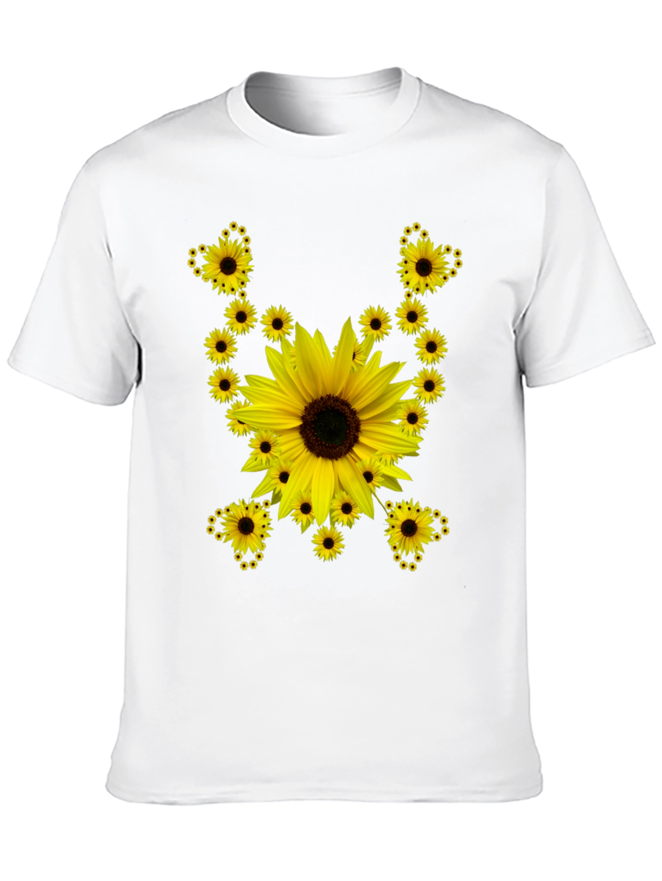Sunflower Graphic Tee - Bold Floral Design