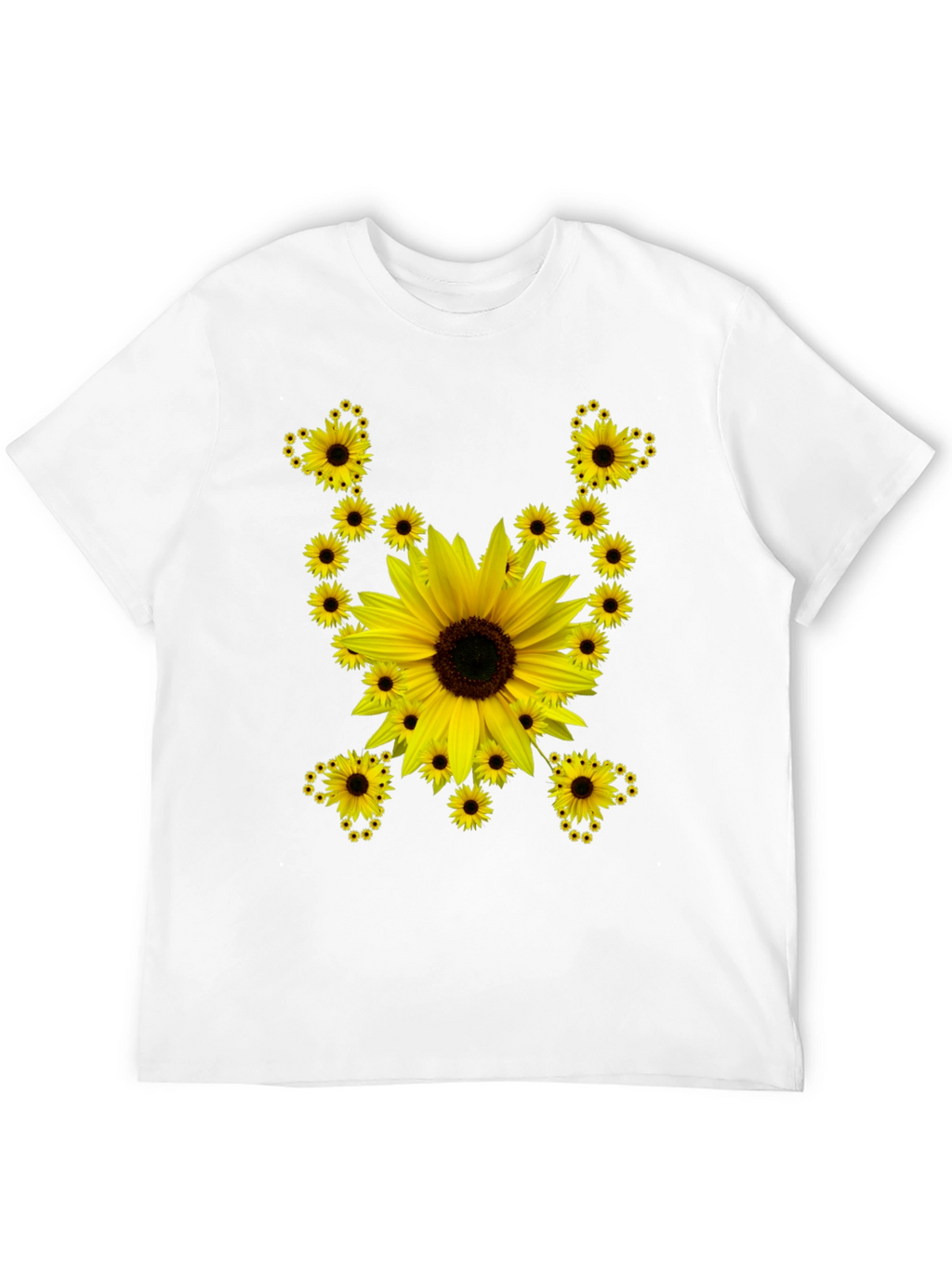 Sunflower Graphic Tee - Bold Floral Design