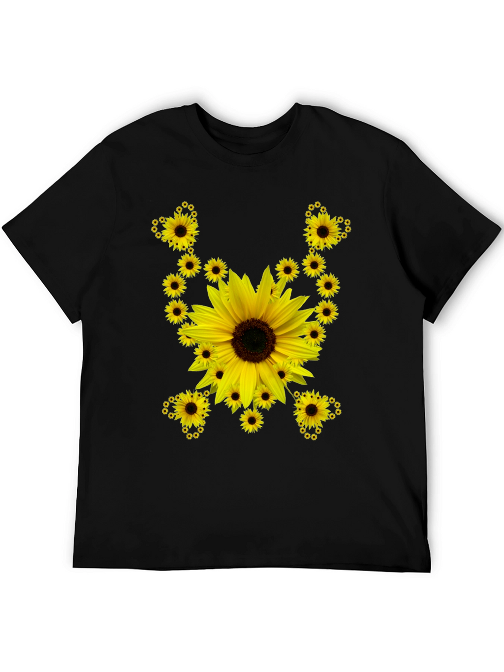 Sunflower Graphic Tee - Bold Floral Design