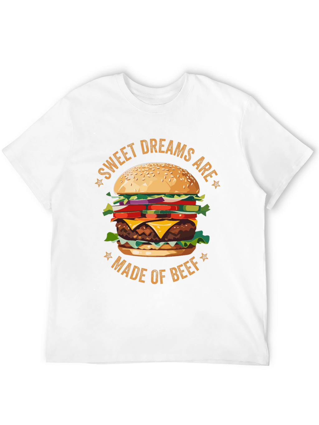 Sweet Dreams Burger Graphic T-Shirt