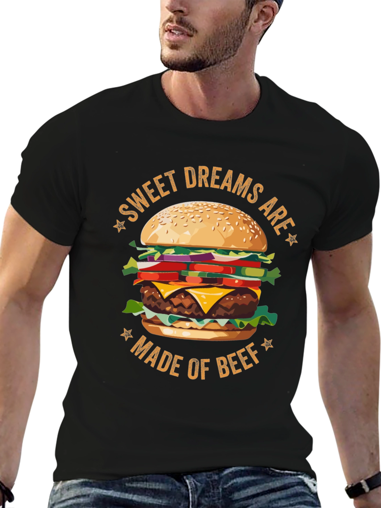 Sweet Dreams Burger Graphic T-Shirt