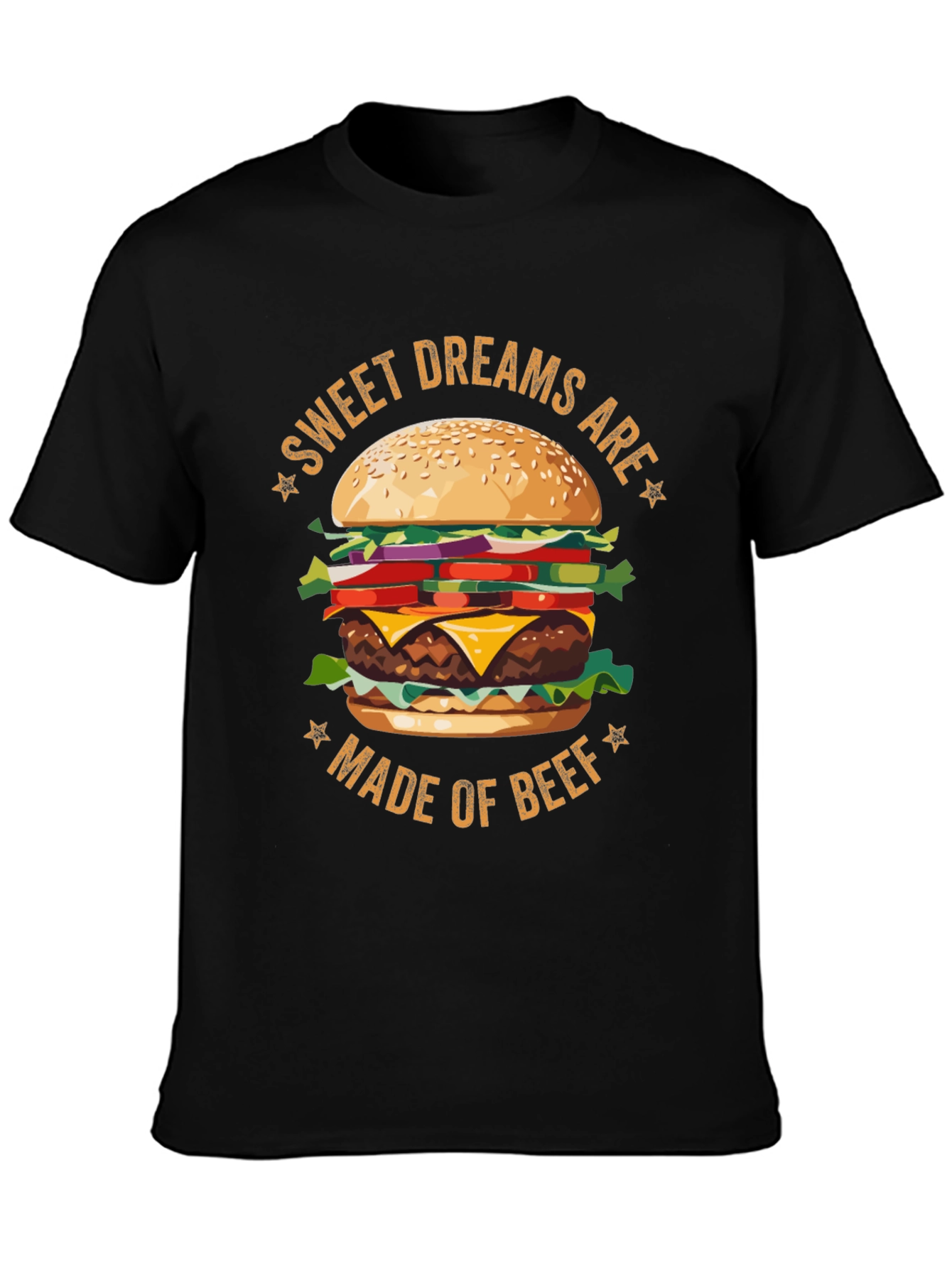 Sweet Dreams Burger Graphic T-Shirt