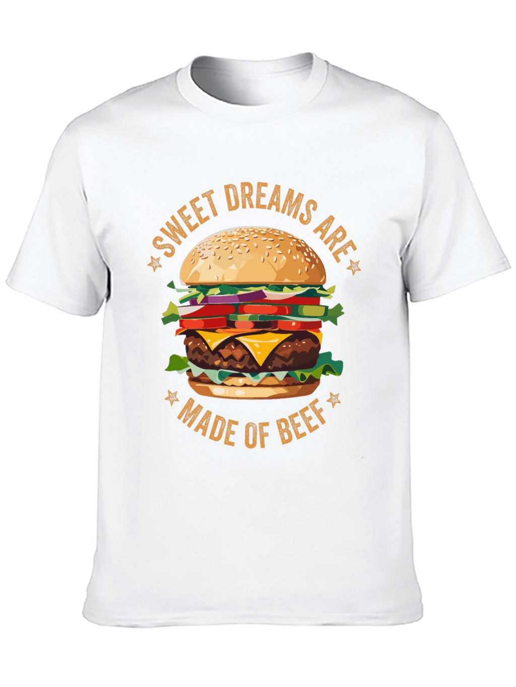 Sweet Dreams Burger Graphic T-Shirt