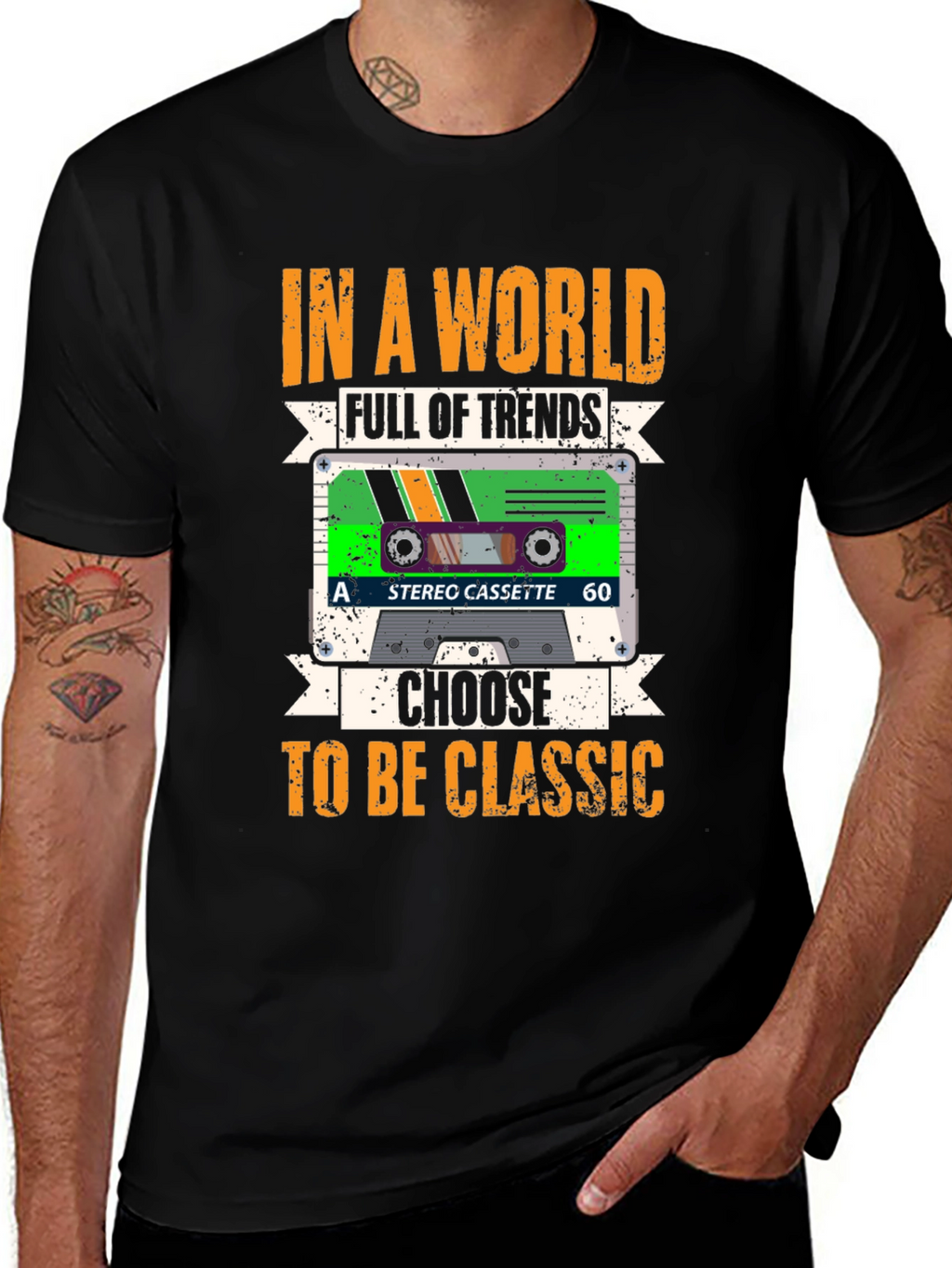 Classic Cassette T-Shirt - Retro Style