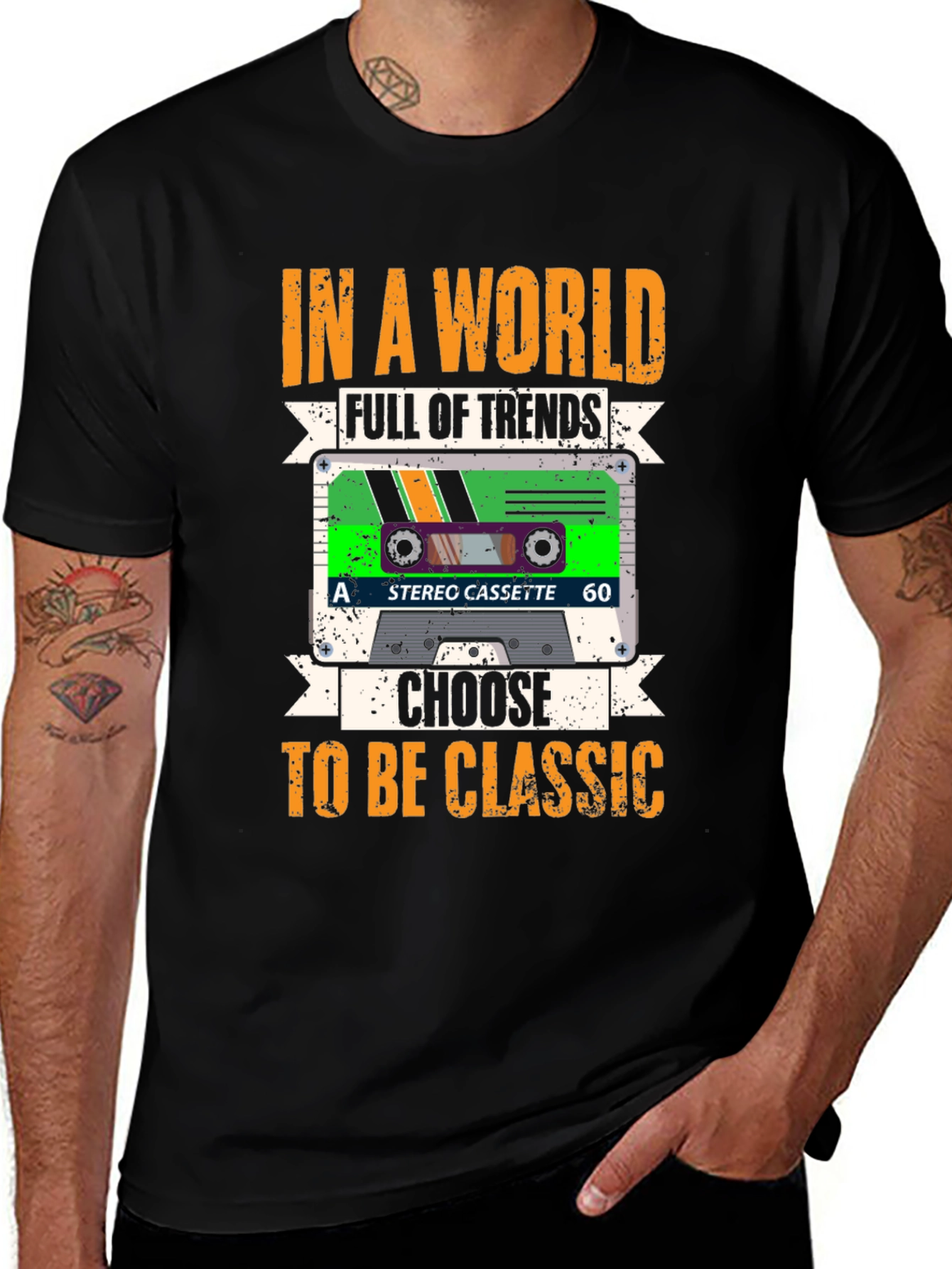 Classic Cassette T-Shirt - Retro Style