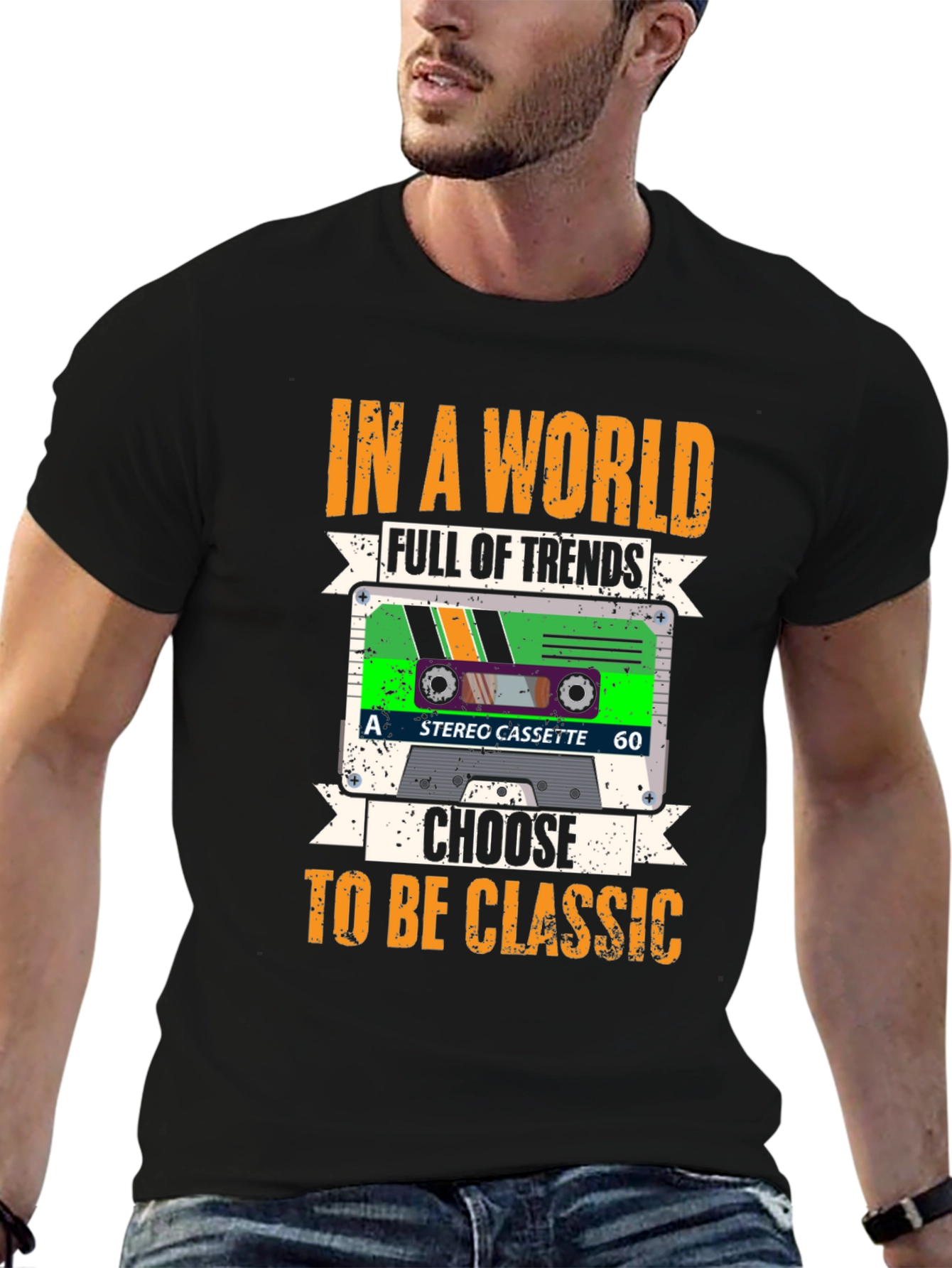 Classic Cassette T-Shirt - Retro Style