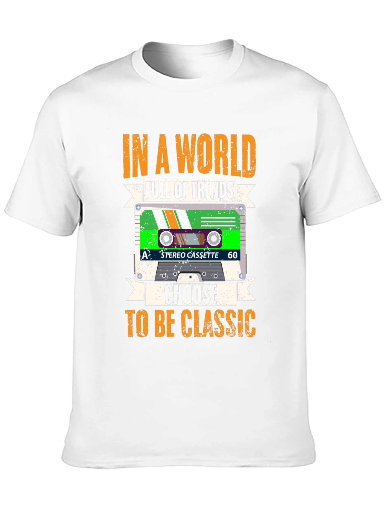 Classic Cassette T-Shirt - Retro Style