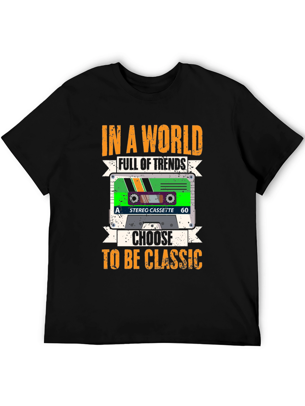 Classic Cassette T-Shirt - Retro Style