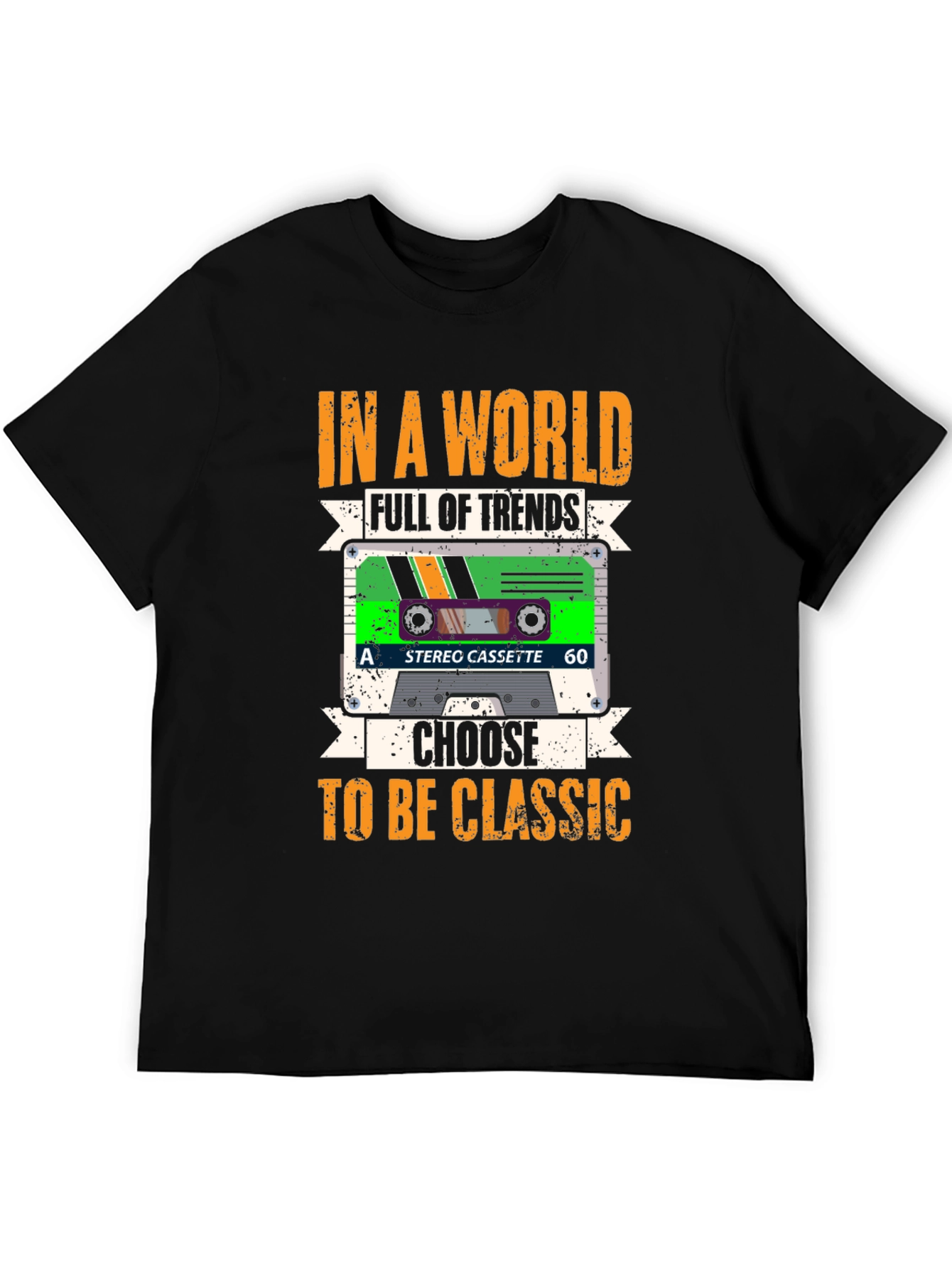 Classic Cassette T-Shirt - Retro Style