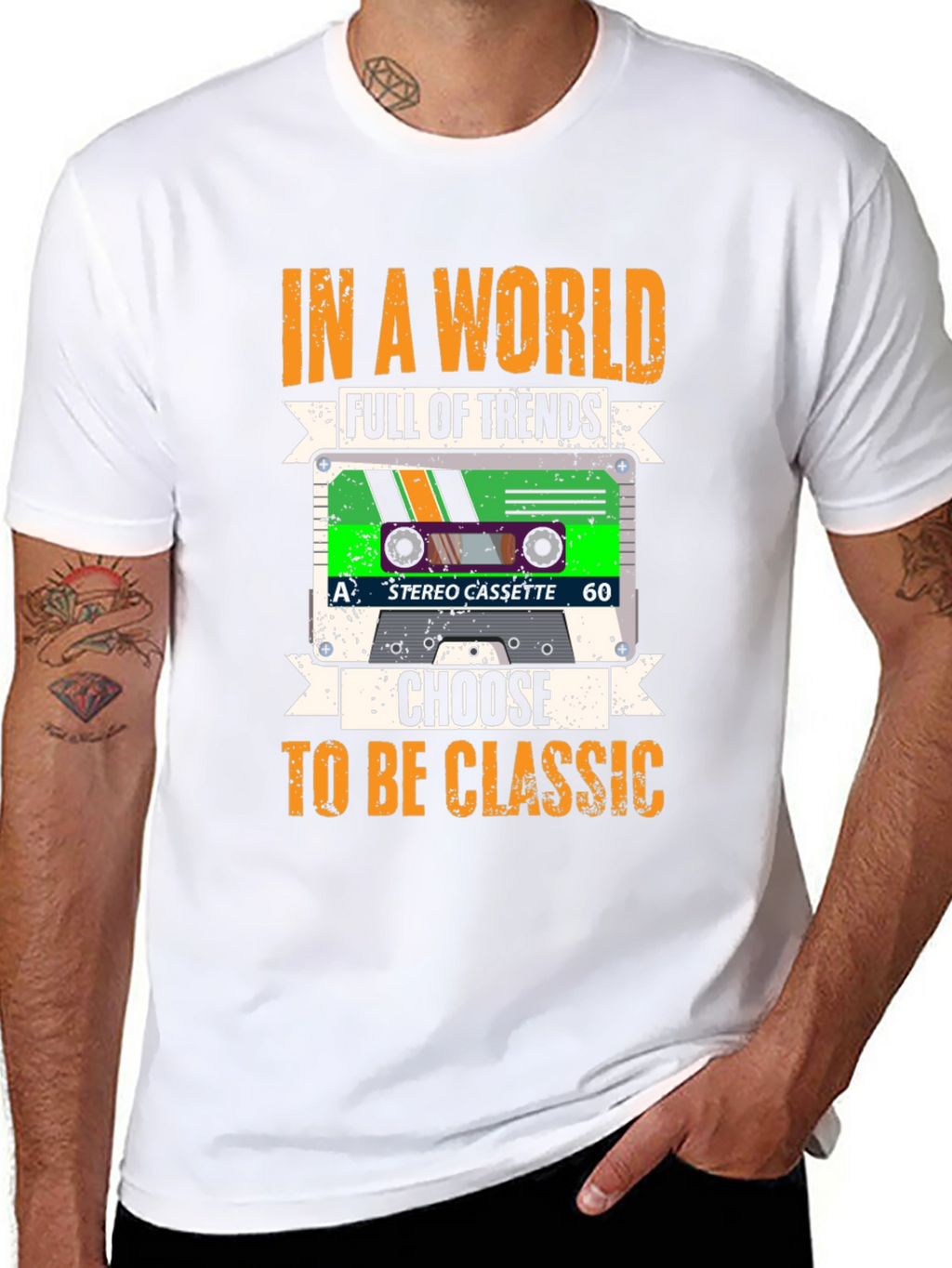 Classic Cassette T-Shirt - Retro Style
