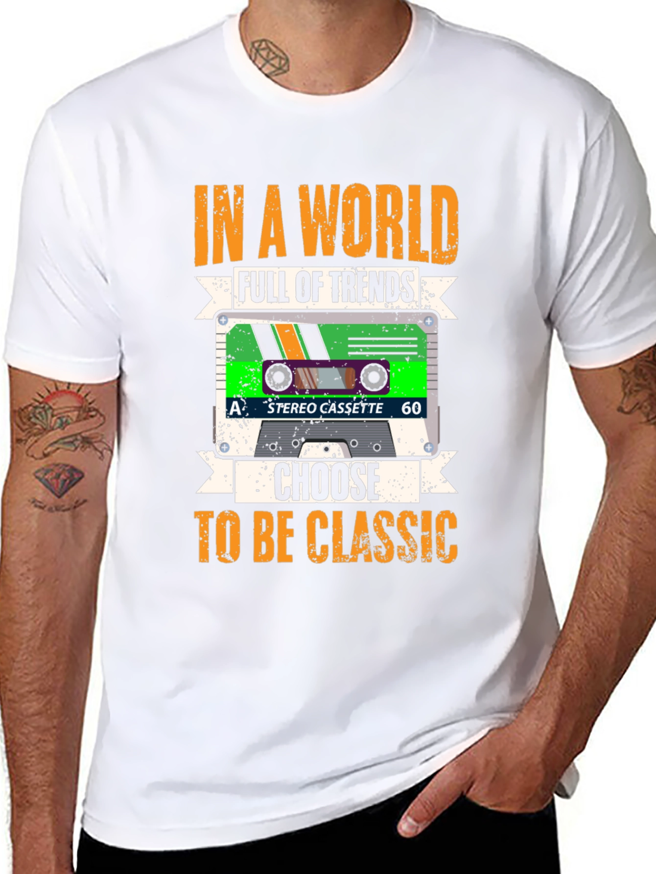 Classic Cassette T-Shirt - Retro Style