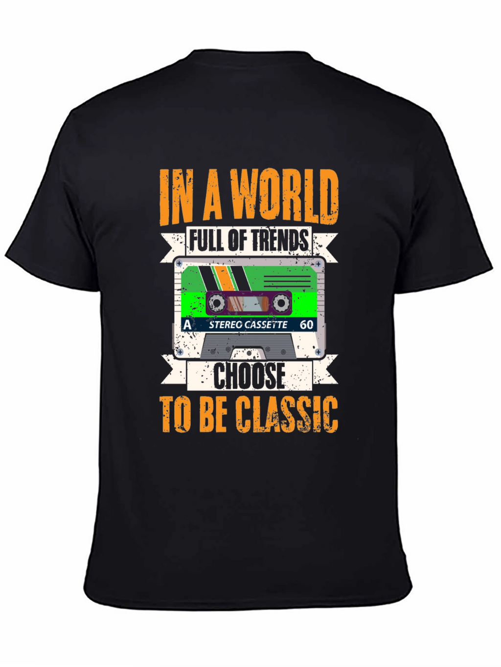Classic Cassette T-Shirt - Retro Style