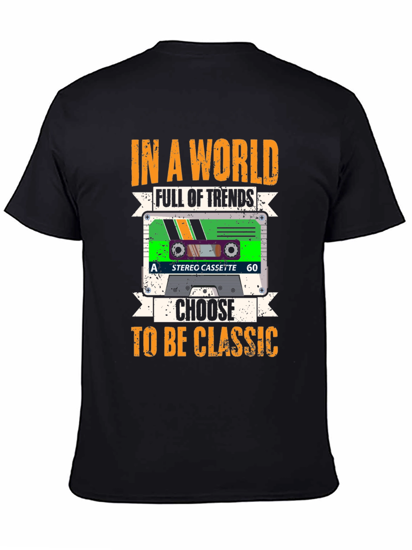 Classic Cassette T-Shirt - Retro Style