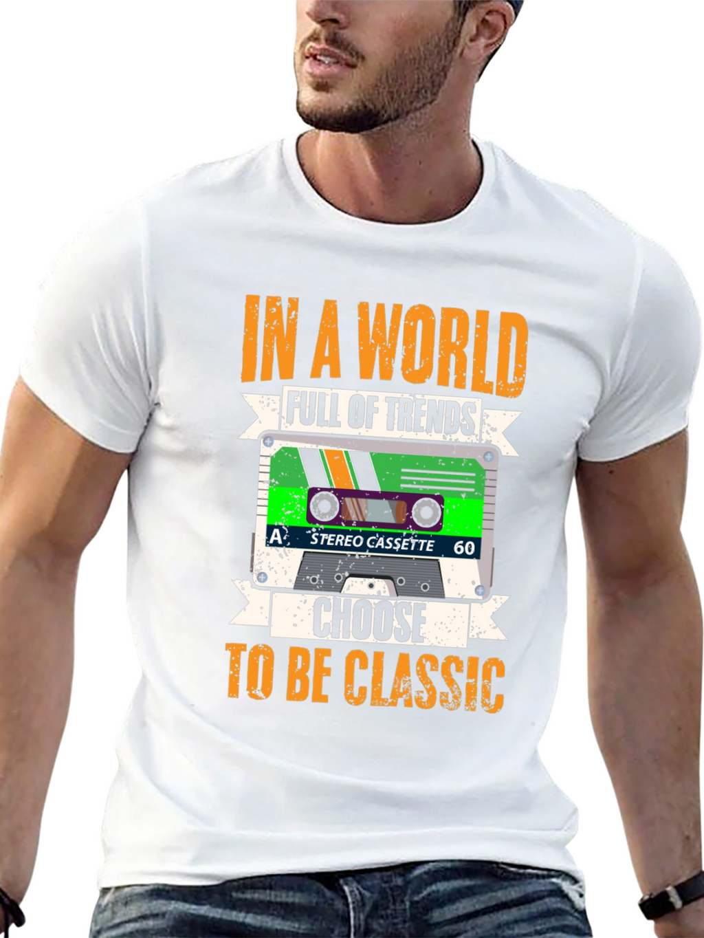 Classic Cassette T-Shirt - Retro Style