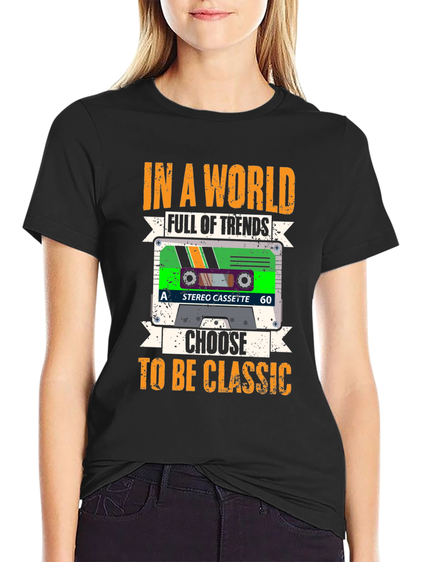 Classic Cassette T-Shirt - Retro Style