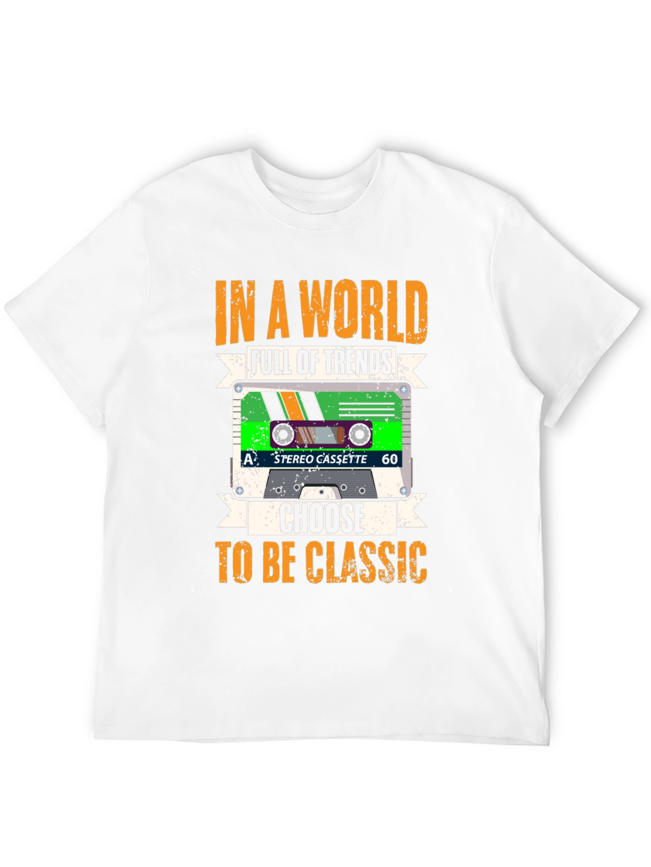 Classic Cassette T-Shirt - Retro Style