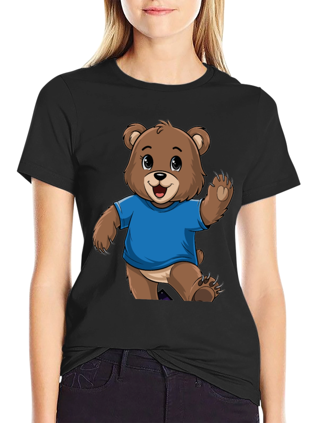 Cute Bear Graphic T-Shirt - Trendy Tee for Bear Lovers
