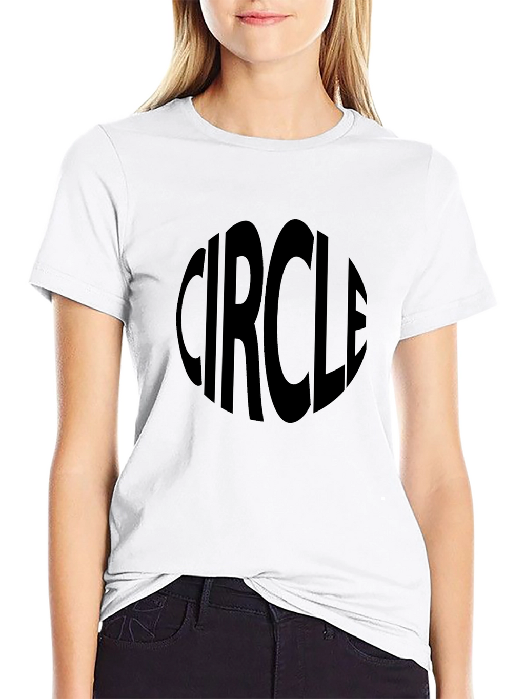 Circle Graphic T-Shirt - Classic Black Tee