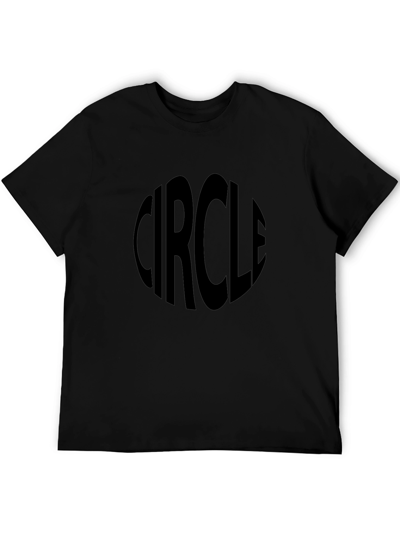 Circle Graphic T-Shirt - Classic Black Tee