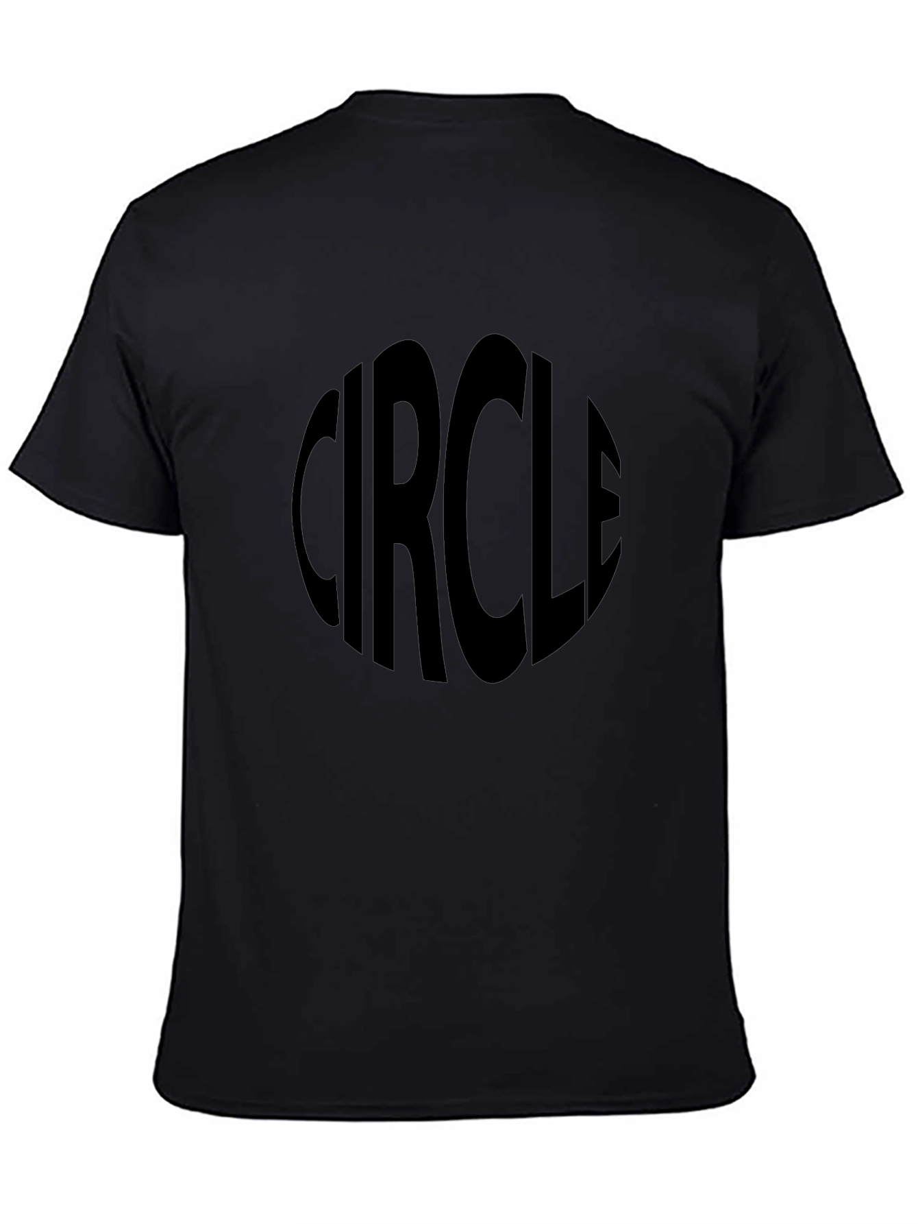 Circle Graphic T-Shirt - Classic Black Tee