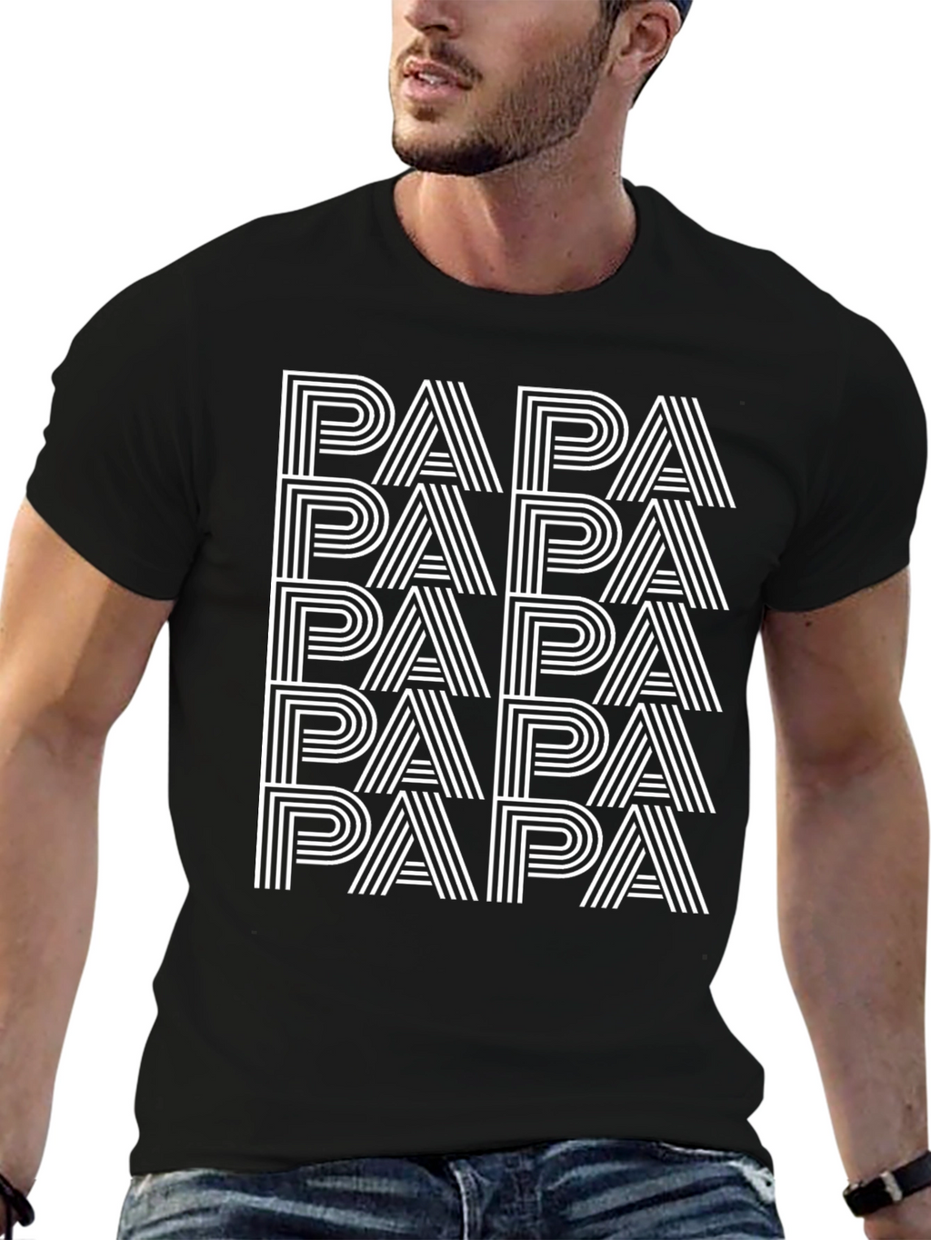 Papa Graphic Tee - Dad Gift