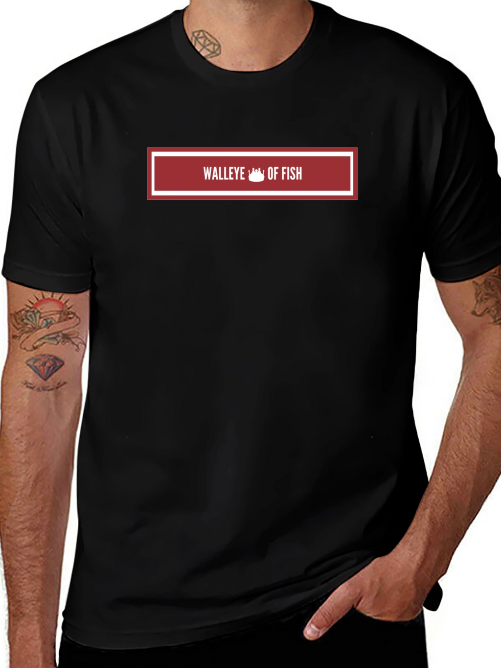 Walleye of Fish Graphic T-Shirt