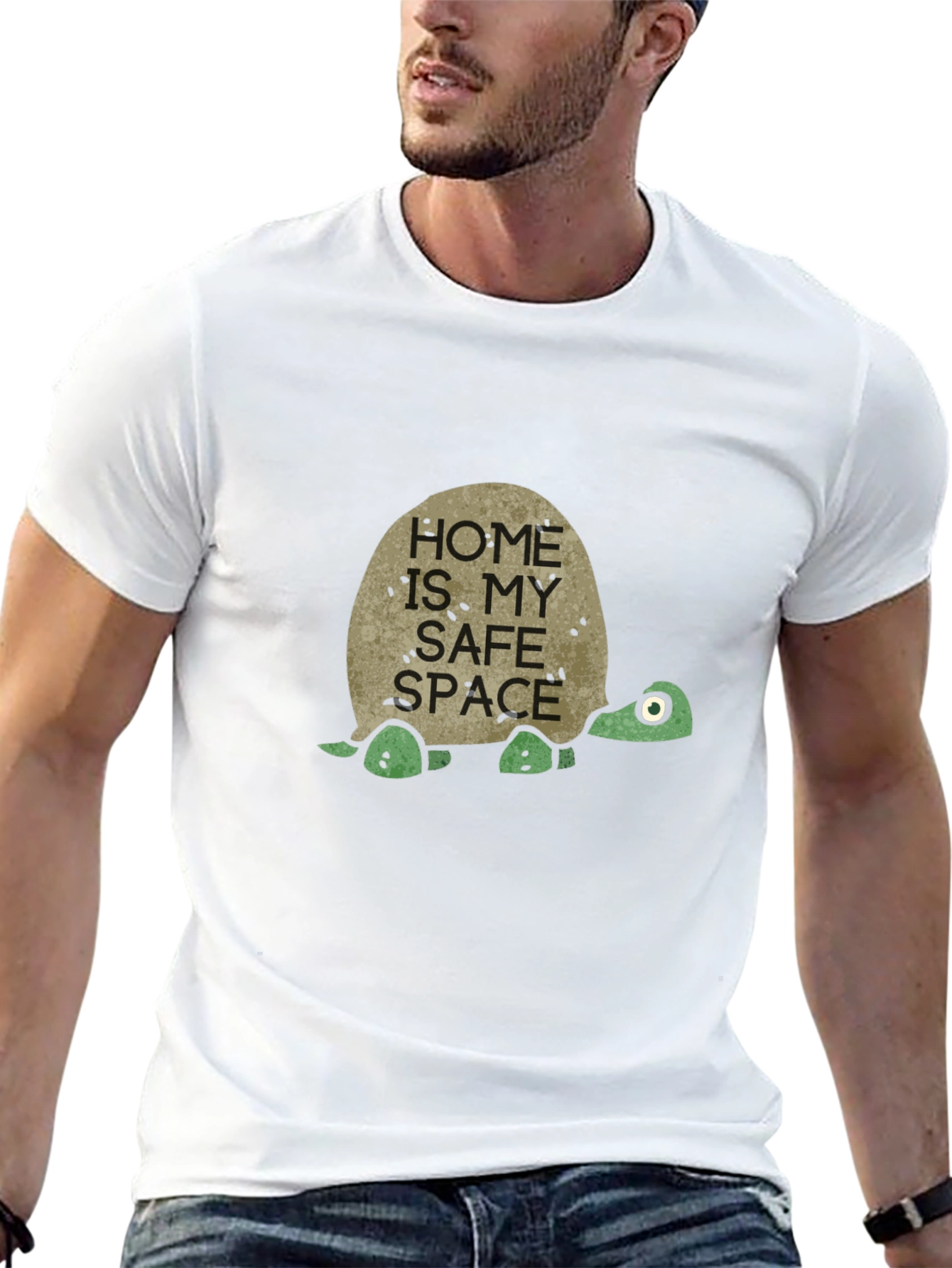 Home Is My Safe Space Turtle T-Shirt